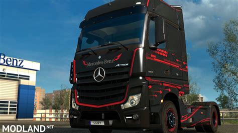 Mercedes Benz Actros 2014 - Accessio Paintjob by l1zzy mod for ETS 2