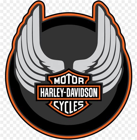 Free download | HD PNG harley davidson wings round logo vector decal ...