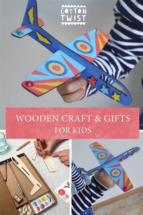 Wooden Craft Kits for Kids | Kids craft box, Handmade kids toys, Craft kits for kids