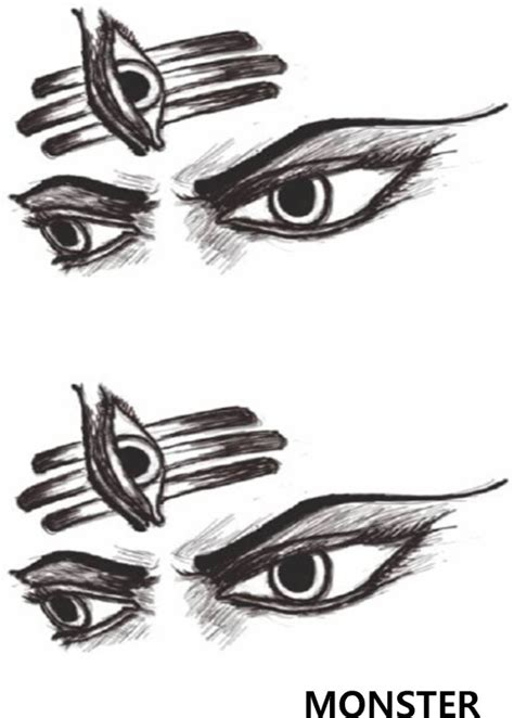 Buy MONSTER Lord Shiva Eyes (Temporary Tattoo)(Lord Shiva Eyes) Online ...