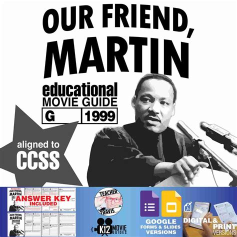 Our Friend, Martin Movie Guide | Questions | Worksheet (G - 1999)