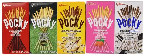 Buy Pocky Biscuit Stick 5 Flavor Variety Pack (Pack of 5) Online at ...