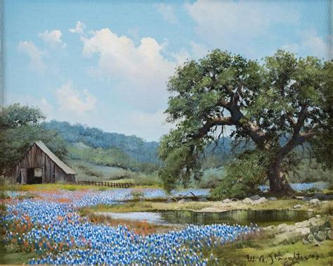 W. A. Slaughter, Bluebonnet Landscape