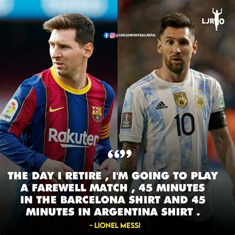 Frank Khalid OBE on Twitter: "Lionel Messi talking about retirement ...