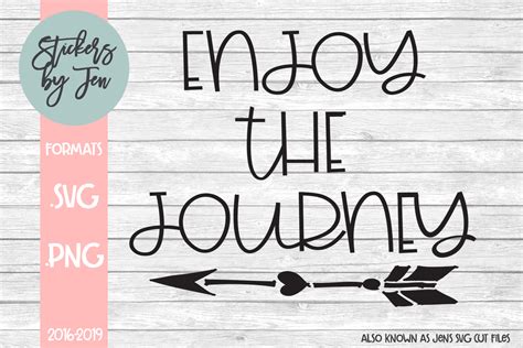 Enjoy the Journey Graphic by Stickers By Jennifer · Creative Fabrica