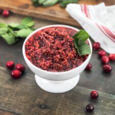 Cranberry Relish - COOKtheSTORY