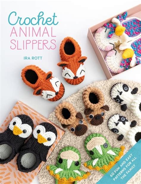 Crochet Animal Slippers Patterns