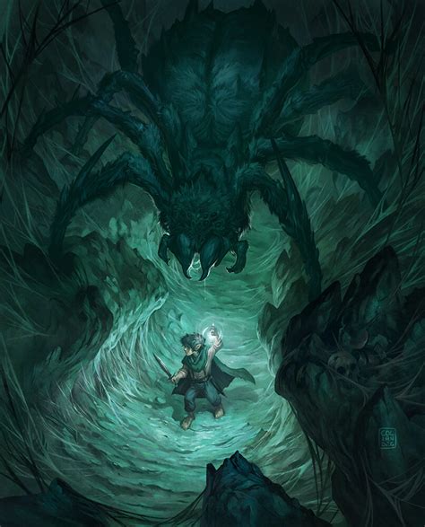 ArtStation - LOTR: Frodo & Shelob