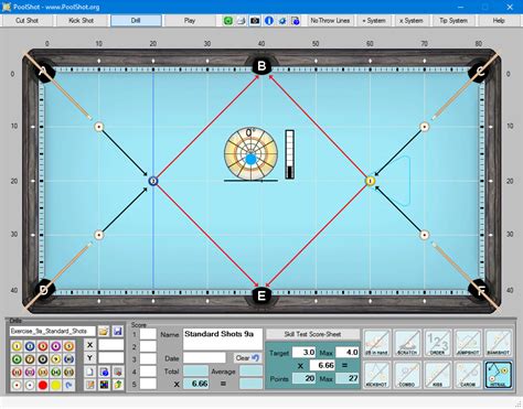 Exercise 9a - Standard Shots | 8ball pool, Billiards pool, Billiards