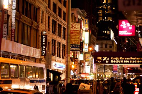 Korea Town, Herald Square, New York - My boyfriend and I accidently stumbled across this street ...