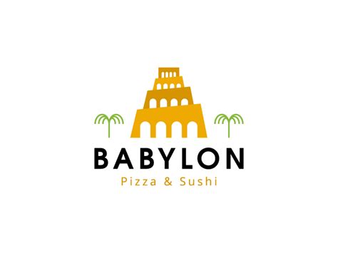 Babylon logo / tower logo by Alexandr Scorolitnii on Dribbble