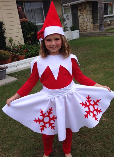 Elf on the Shelf Halloween Costume. No pattern, no link. | Christmas costumes, Diy christmas ...