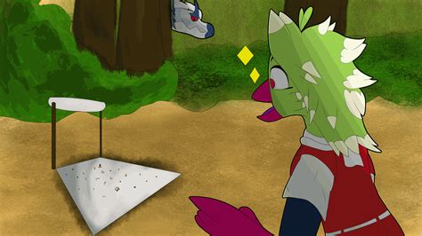 Merle Stumbles into a trap! (Thick Outline) - By @namemeana on Itaku