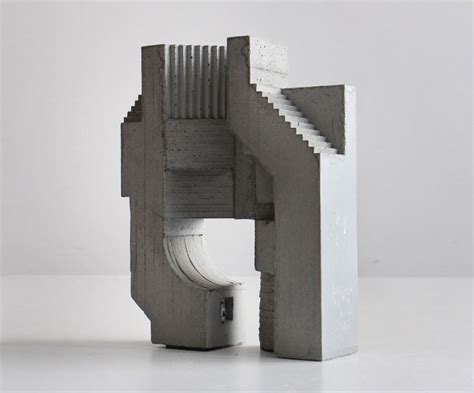 Concrete modular sculptures that create an optical illusion by David Umemoto | Creative Boom