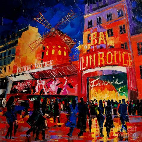 An Evening At Moulin Rouge by Mona Edulesco