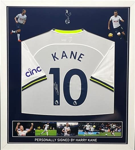 Harry Kane Tottenham Hotspur Signed and Framed Shirt - CharityStars