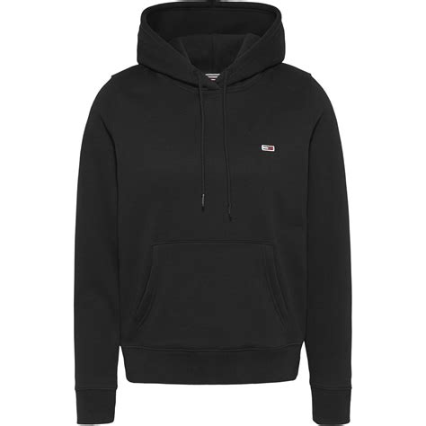 Tommy Jeans | Fleece Hoodie | Black | SportsDirect.com