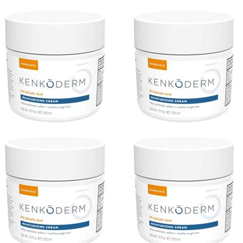 Kenkoderm Psoriasis Moisturizing Cream with 2% Salicylic Acid - 10 oz