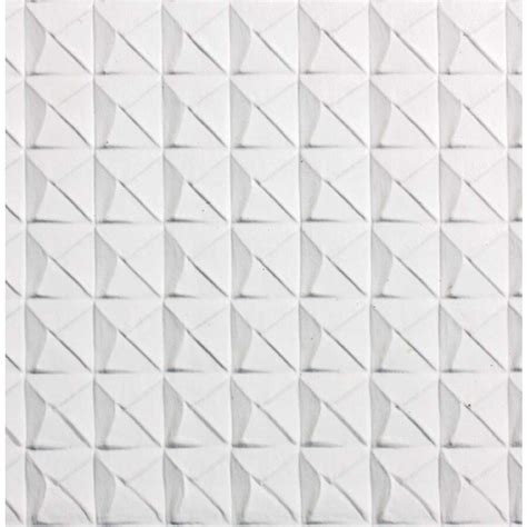 Shop SpectraTile 10-Pack White Patterned 15/16-in Drop Ceiling Tiles (Common: 48-in x 24-in ...