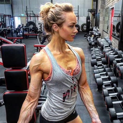 veiny female bodybuilder arms | Muscle women, Body building women, Muscular women