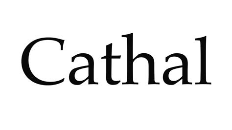 How to Pronounce Cathal - YouTube