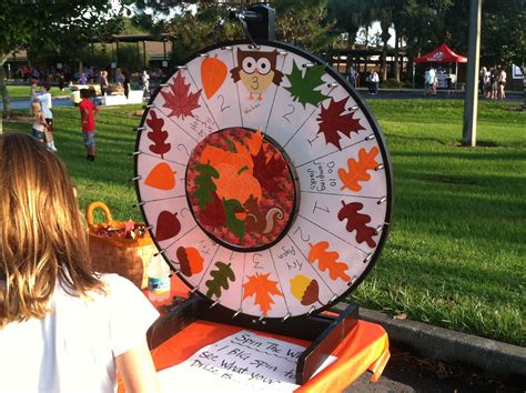 Elementary School Fall Festival Game Ideas. Wheel Spin ... | Fall ...