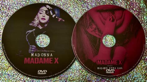 MADONNA Madame X DVD LIVE CONCERT FILM 2021 & MADAME XTRA Q&A 2 DVD Set ...