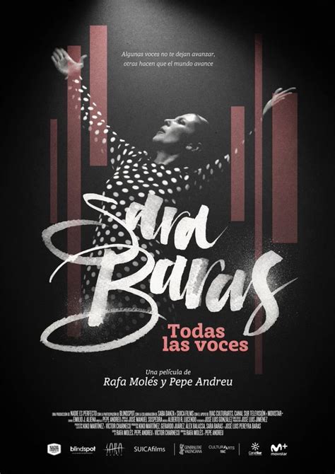 Volledige Cast van Sara Baras. Todas las Voces (Film, 2017) - MovieMeter.nl