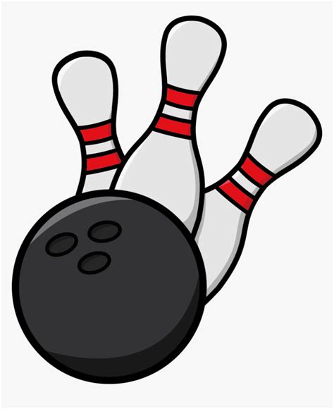 Bowling Pin Clipart - Clip Art Bowling Pins, HD Png Download - kindpng