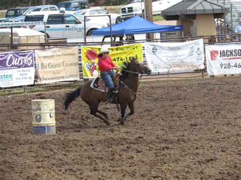 Pro Rodeo Barrel Racing Photos