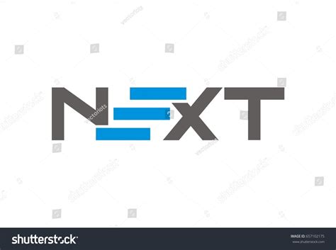 Next Logo Design Stock Vector (Royalty Free) 657102175 | Shutterstock