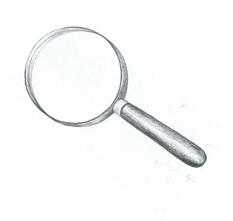 Magnifying Glass Drawing at PaintingValley.com | Explore collection of ...