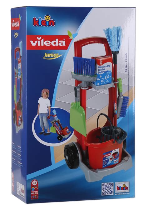 Klein Vileda Junior Cleaning Trolley Set - need1.com.au