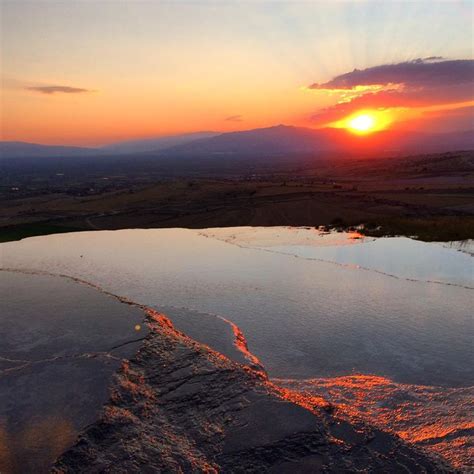 Unforgettable sunset in #Pamukkale in 3 hours driver from #Fethiye, #Oludeniz and #Hisaronu ...