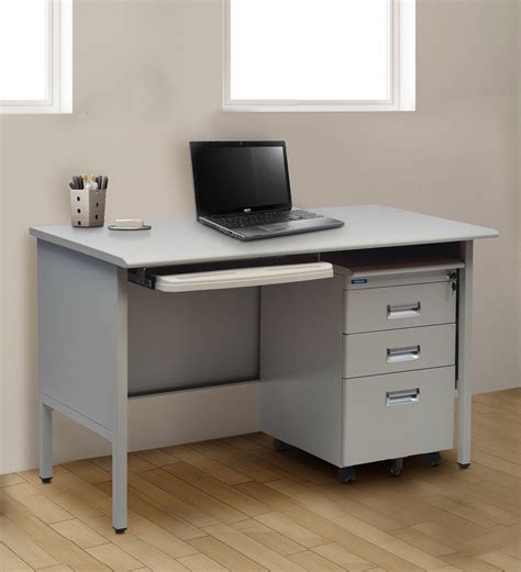 Buy Fema Office Table in Grey Colour By Nilkamal Online - Work Stations - Office Tables ...