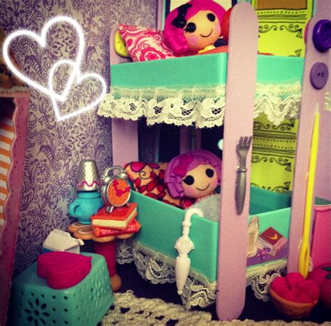 Tiffany Bunk Bed | I made this bunk bed for the mini lala's … | Flickr