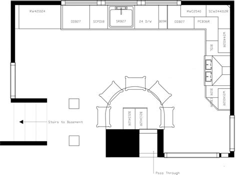 L shaped kitchen floor plan ideas | Hawk Haven