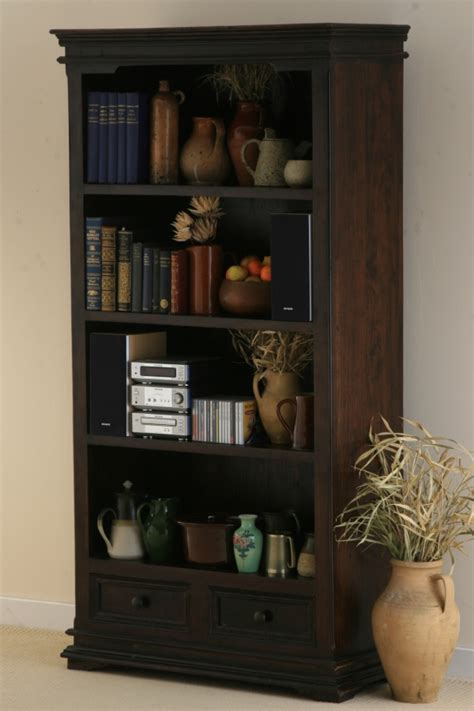 dark wood bookcase furniture