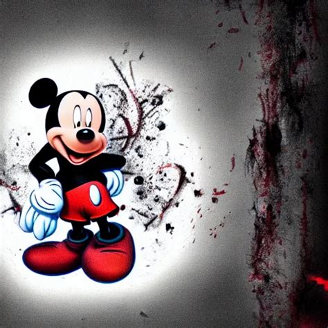 [ mickey mouse ] in a horror game, [ digital art ]!!, | Stable Diffusion | OpenArt