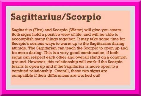 Scorpio man Sagittarius woman compatibility in love online ...