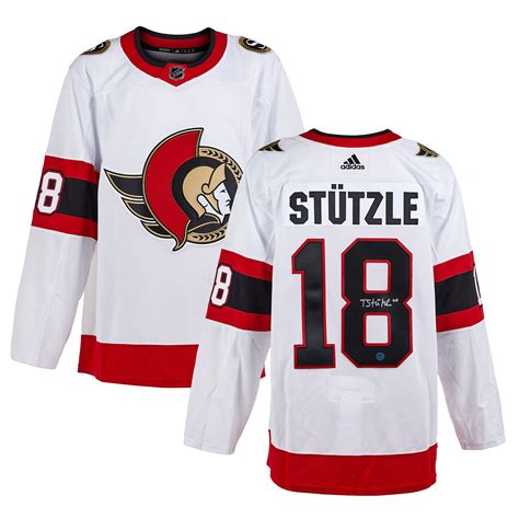 Lot Detail - Tim Stutzle Ottawa Senators Signed White Adidas Jersey