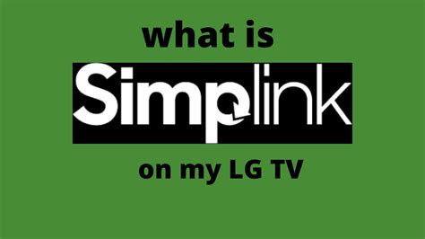 What is Simplink on LG TV? Updated 2023 - Tech Thanos