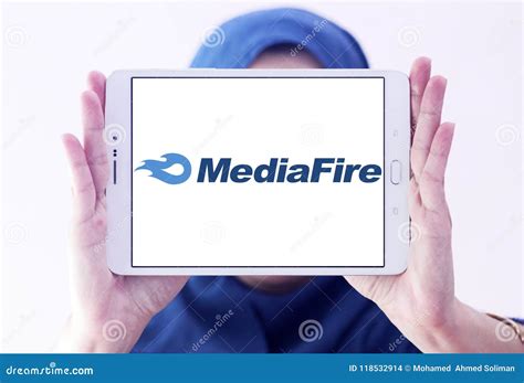 MediaFire File Hosting Website Logo Editorial Stock Image - Image of internet, symbol: 118532914