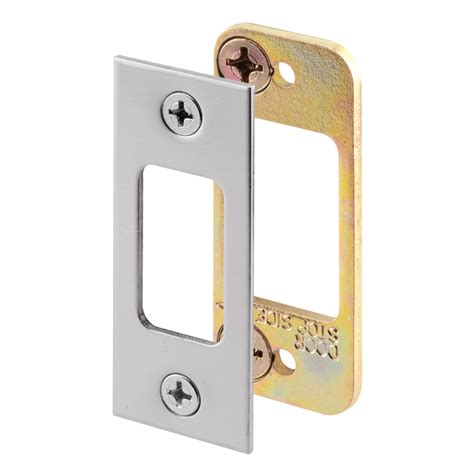 Gatehouse Steel Entry Door Deadbolt Strike Plate Hardware Doors Plates 3.8-in | eBay