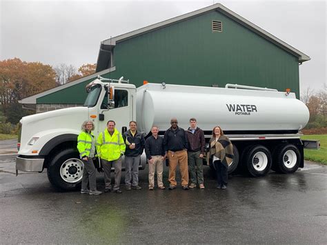 DEP Joins Supervisors from Marbletown and Rosendale to Mark Delivery of New Water Truck for High ...