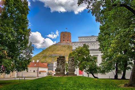 Vilnius. Gediminas& X27; Tower Editorial Stock Photo - Image of lietuva ...