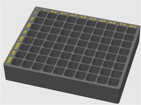 Resistor Box by Cellerich | Download free STL model | Printables.com