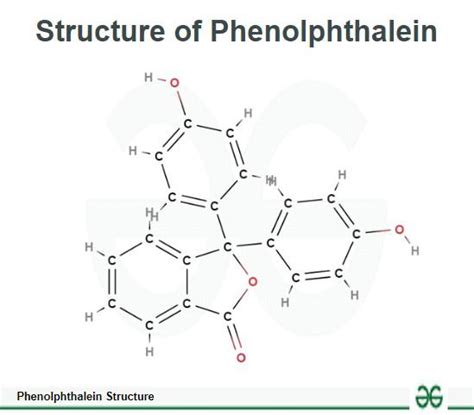 Phenolphthalein: Structure, Properties, pH Indicator and Uses - GeeksforGeeks