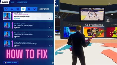 How to Fix NBA The Crossover Quests in Fortnite! (Complete All ...