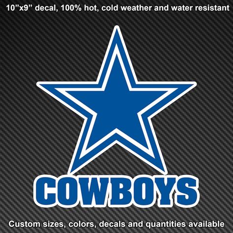Dallas Cowboys Logo Decals